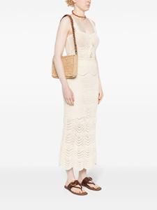 IBELIV Hafa raffia shoulder bag - Beige