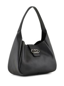 Emporio Armani Schoudertas met gesp - Zwart