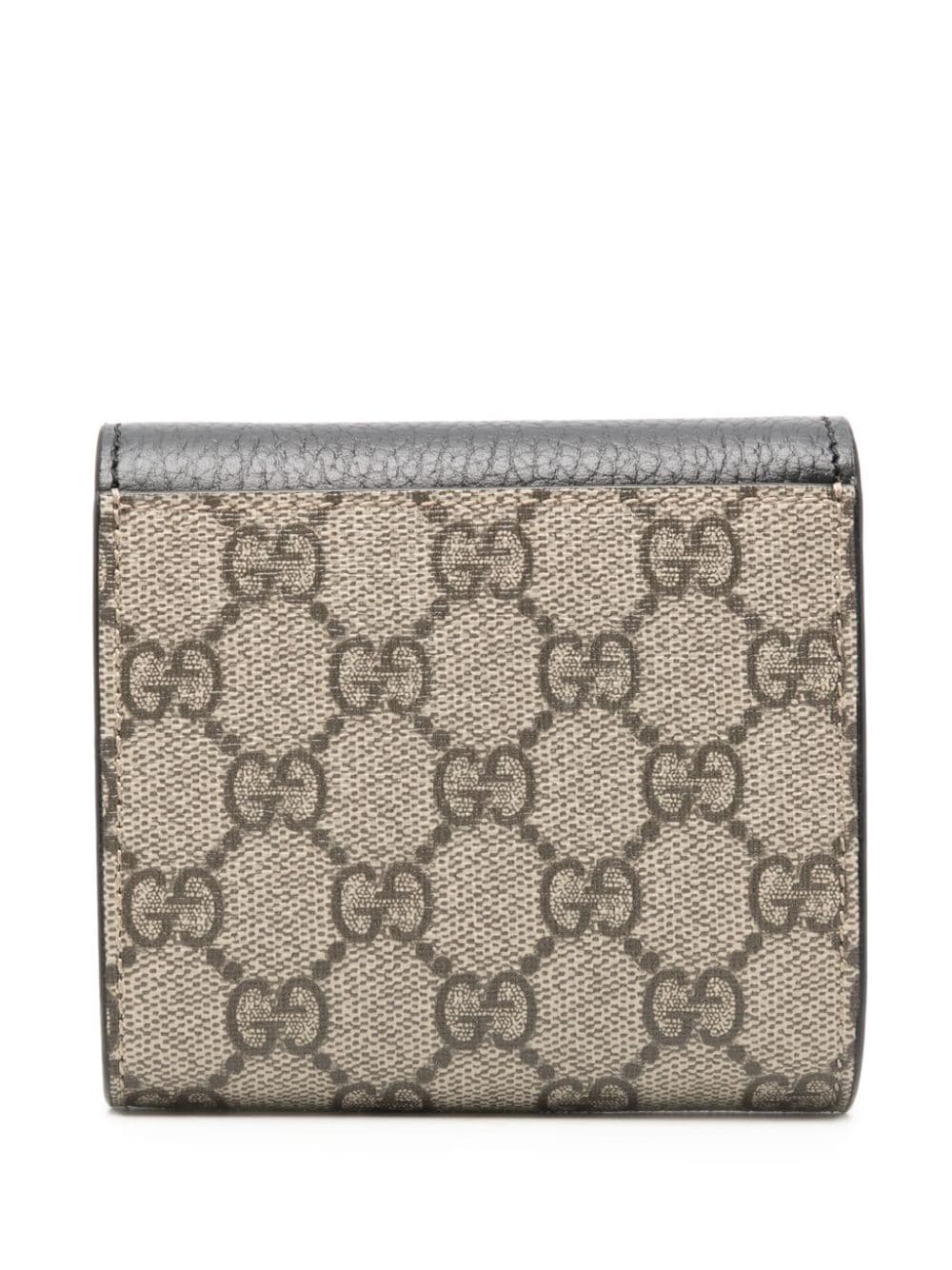 Gucci GG Marmont medium portemonnee - Zwart