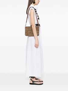 IBELIV Hafa raffia shoulder bag - Bruin