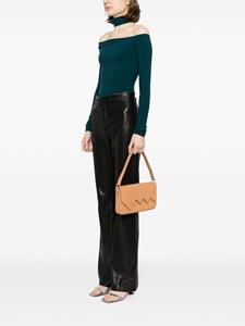 Missoni Flap Wave leather shoulder bag - Bruin