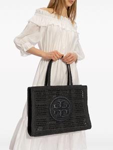 Tory Burch Ella shopper met logo - Zwart