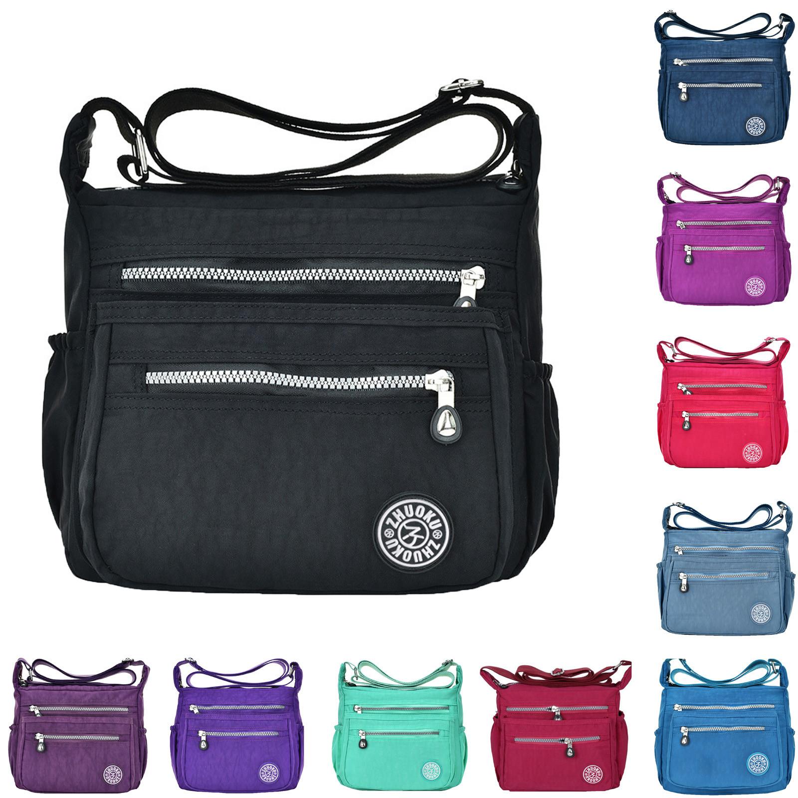 BloomingGirl Lady's  Nylon Bag Waterproof One-Shoulder  Bag Messenger Bag