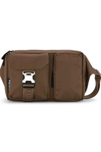 Kintobe Damen vegan Gürteltasche Luca Erde Braun