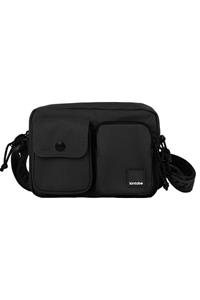 Kintobe Damen vegan Tasche Mini Miles Jet Black