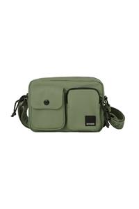 Kintobe Damen vegan Tasche Mini Miles Olive Leaf