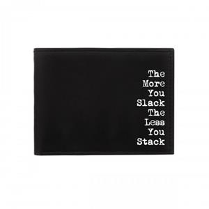 Grindstore The More You Slack Bi-Fold lederen portemonnee