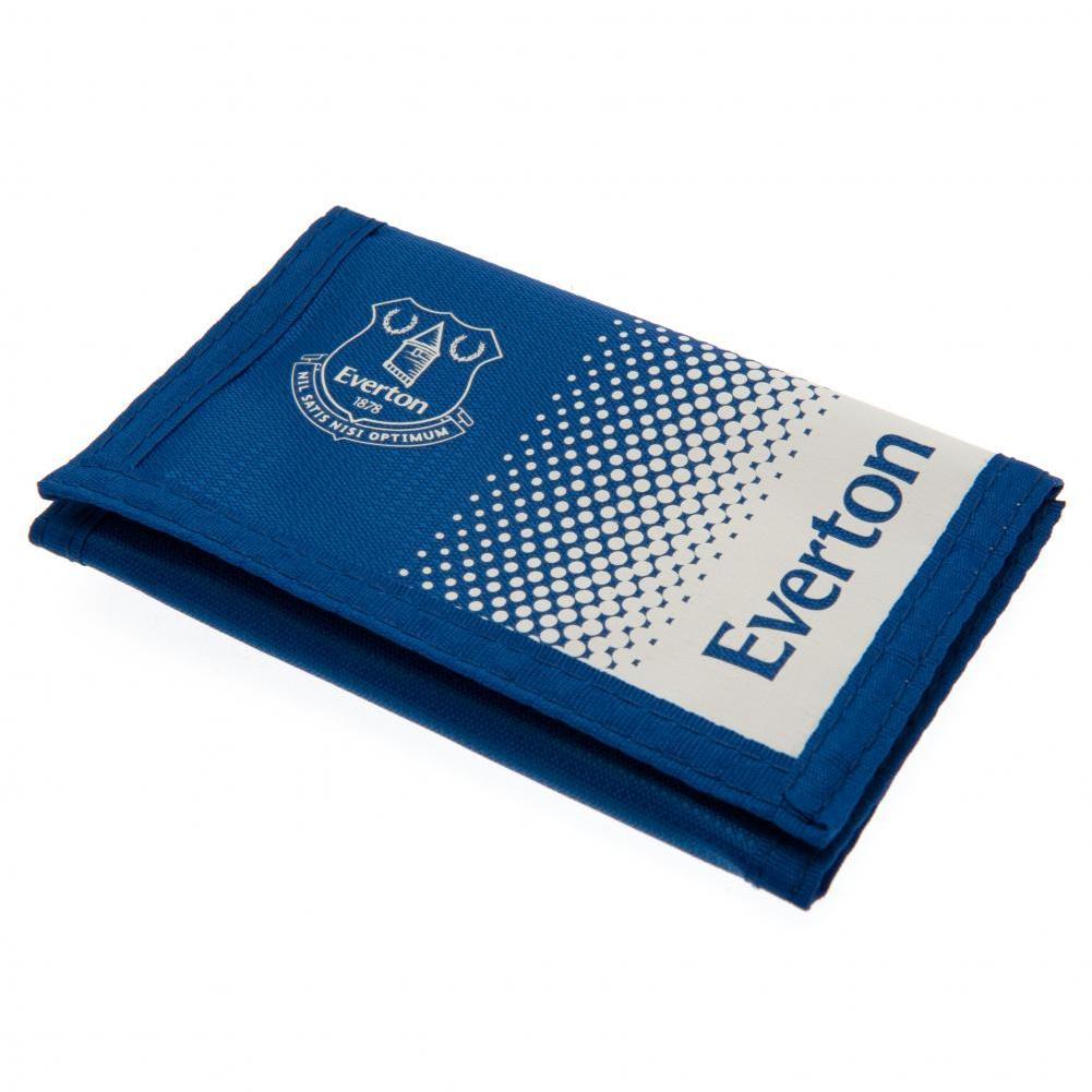 Everton FC Fade Design nylon portemonnee met drukbevestiging