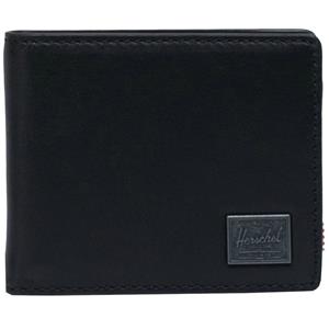 Herschel Hank lederen RFID-portemonnee 10850-00001, unisex, portemonnees, zwart