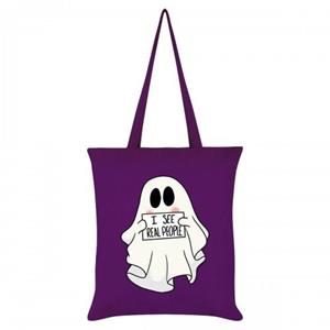 Grindstore Ik zie echte mensen Ghost draagtas