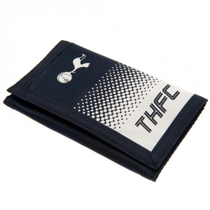 Tottenham Hotspur FC Nylon portemonnee met touch-bevestiging en fade-ontwerp