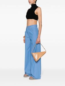 Marni Prisma Triangle leren schoudertas - Beige