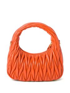 Miu Miu Wander matelassé shopper - Oranje