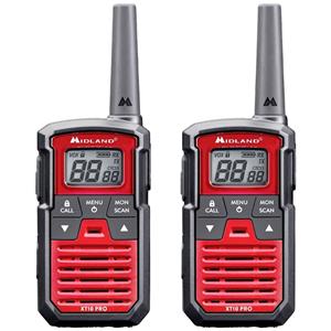 Midland XT10 Pro Paar Rot C1459 PMR-Funkgerät 2er Set