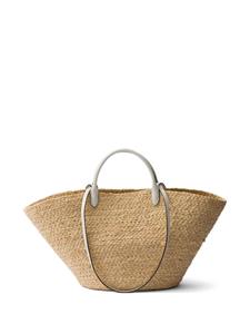 Prada Geweven shopper - Beige