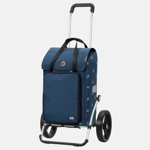 Andersen Royal Shopper Ivar (kogellager) boodschappentrolley blauw