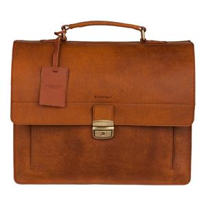 Burkely Vintage Scott Briefcase-Cognac