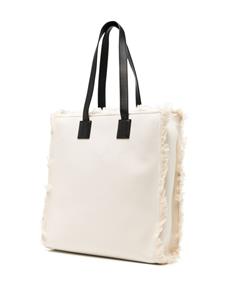 Bally Canvas shopper met geborduurd logo - Beige