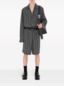 Burberry Shield grote leren messengertas - Groen