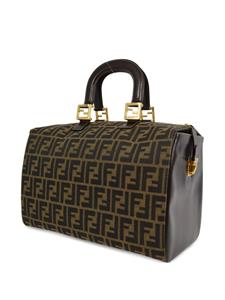 Fendi Pre-Owned 1990-2000 Zucca FF kleine handtas - Bruin