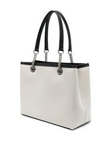 Balenciaga logo-print canvas tote bag - Beige