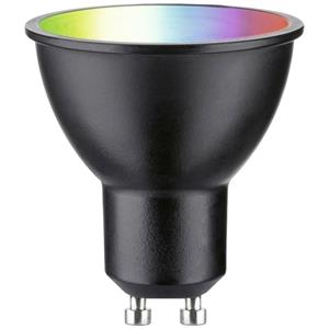 Paulmann 29148   Home LED-lamp GU10 Energielabel: F (A - G) 4.8 W RGBW Zwart (mat)