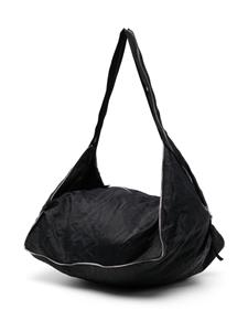 Kiko Kostadinov crinkled-effect shoulder bag - Zwart