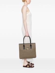Roberto Festa Bruna jacquard tote bag - Zwart