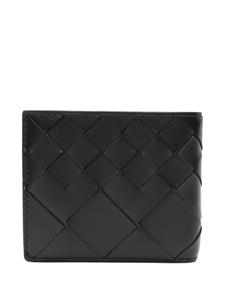 Bottega Veneta Intrecciato bi-fold leather wallet - Zwart