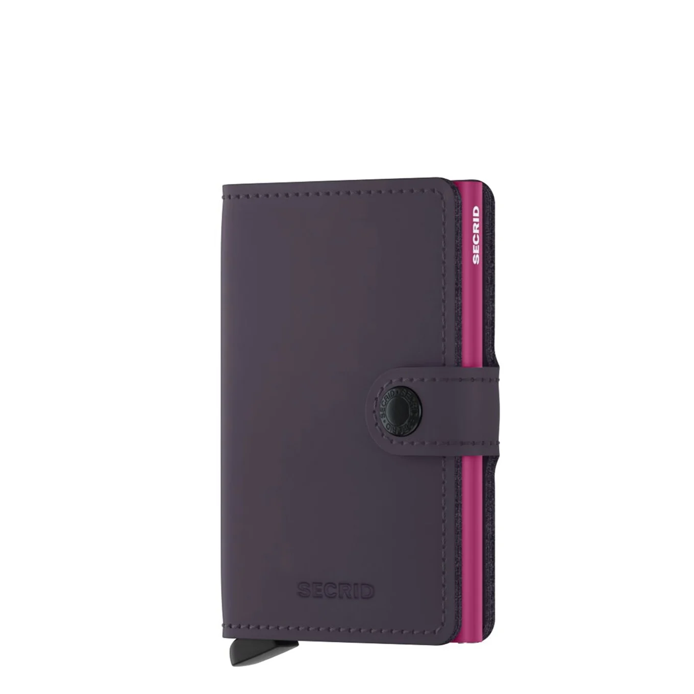 Secrid Miniwallet matte dark purple-fuchsia