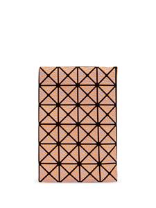 Bao Bao Issey Miyake geometric-pattern cotton card case - Oranje