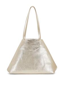 Akris Metallic schoudertas - Goud