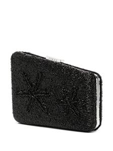 STAUD Carmella beaded clutch bag - Zwart