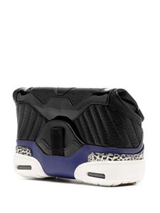 Alexander Wang panelled leather clutch bag - Zwart