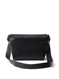 Prada Schoudertas met logoprint - Zwart
