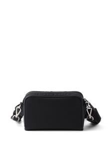 Prada Leren schoudertas - Zwart