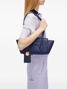 Ferragamo small East-West leather tote bag - Blauw