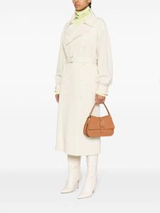 Furla Flow leren shopper - Bruin