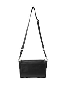 Jimmy Choo Eli leather messenger bag - Zwart