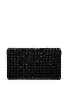 Amina Muaddi Superamini Paloma crystal-embellished clutch bag - Zwart