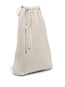 Marsèll Arriccia pleated leather backpack - Grijs