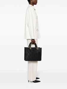 Elisabetta Franchi monogram-jacquard tote bag - Zwart