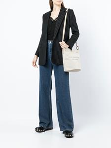 Saint Laurent Bucket-tas met geborduurd logo - Bruin