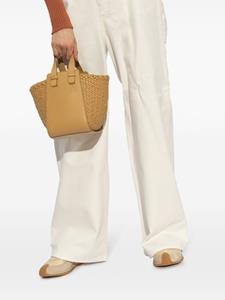 LOEWE interwoven leather tote bag - Bruin