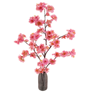 Boeketcadeau Zijde bloemen tak ca. 100cm lang roze bloesem