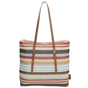 PE Florence Strandtas Multi Color Stripes