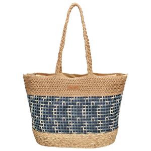 PE Florence Strandtas Naturel navy