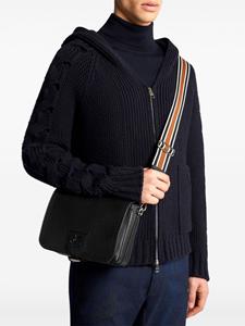ETRO Kleine Essential leren messengertas - Zwart