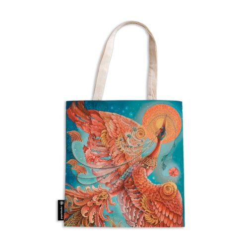 Paperblanks canvas tas met rits - firebird
