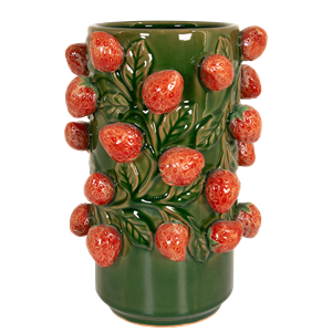 Boeketcadeau Keramiek Aardbeien vaas